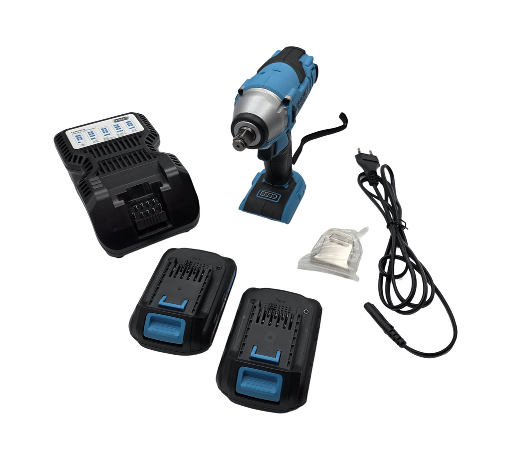 HAZET Akku-Schlagschrauber 9212SPC-1 1/2 Zoll Set mit Akku Ladegerät
