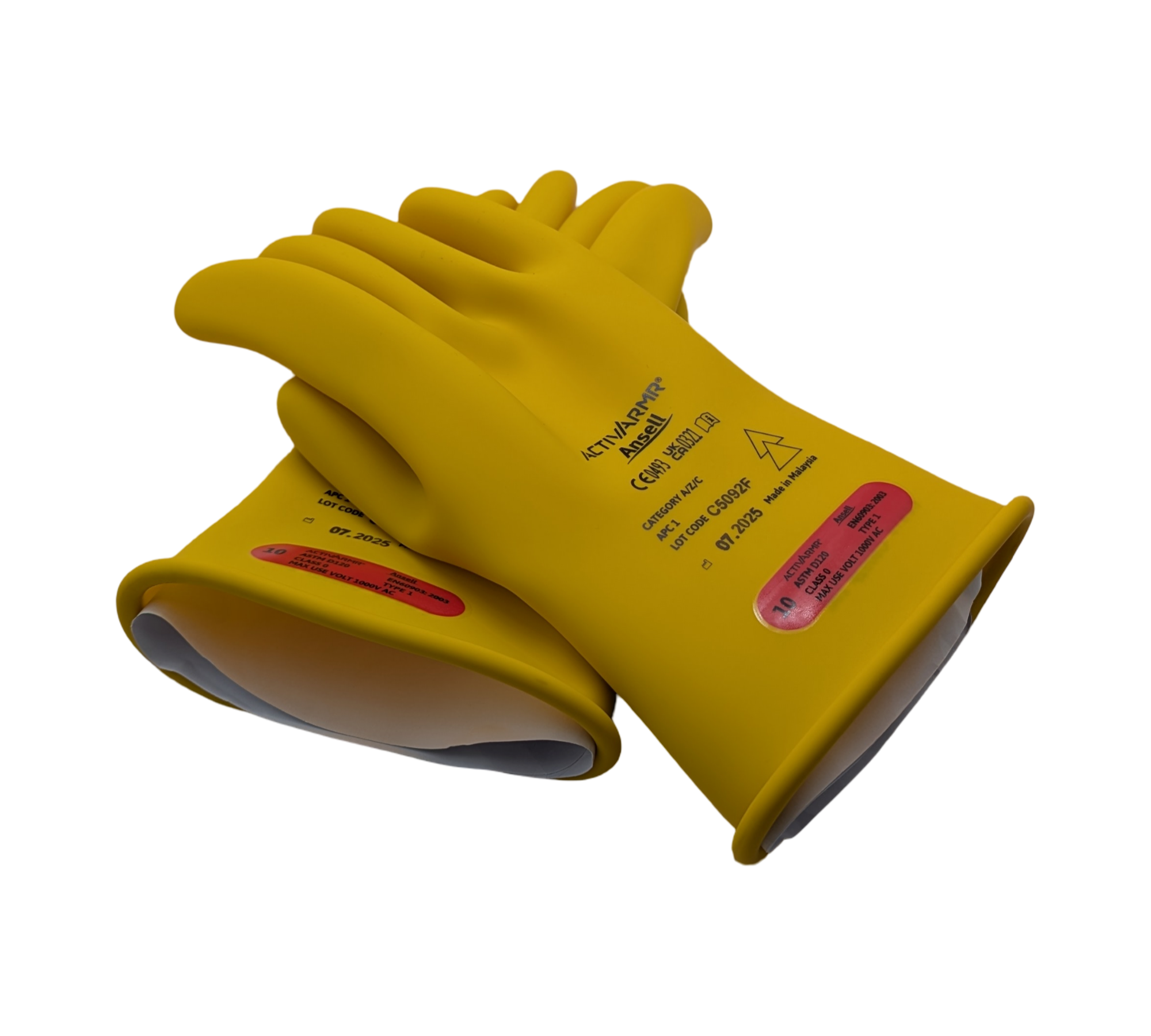 Ansell ActivArmr Elektrikerhandschuhe Klasse 0 1000V Größe 10