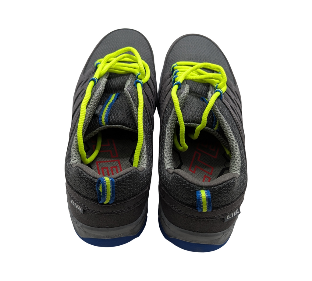ELTEN MADDOX Low Sicherheitsschuhe ESD S1P Stahlkappe Gr. 43 Grau-Blau