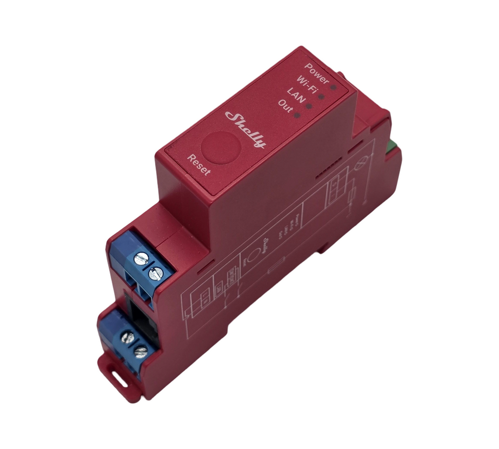 Shelly Pro 1PM Smart Relais Schalter WLAN Bluetooth Leistungsmessung