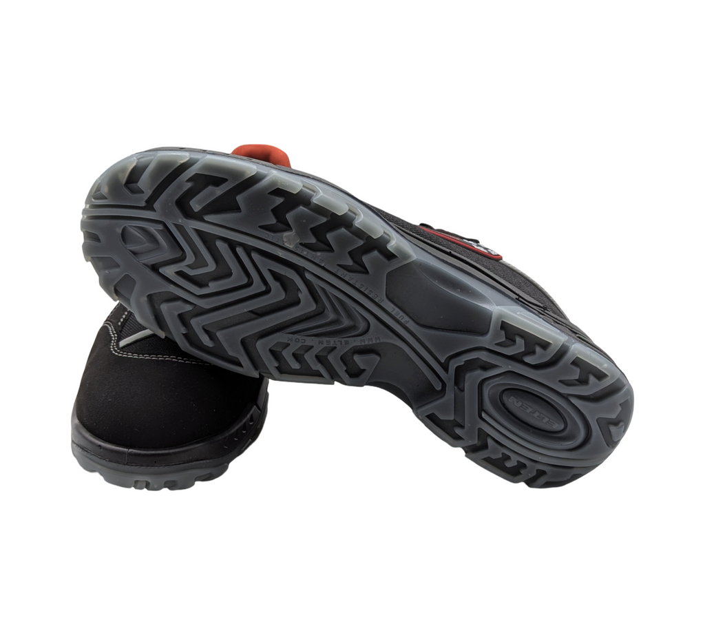 ELTEN SENEX ESD S2 Sicherheitsschuhe Herren Gr. 45 Schwarz-Rot