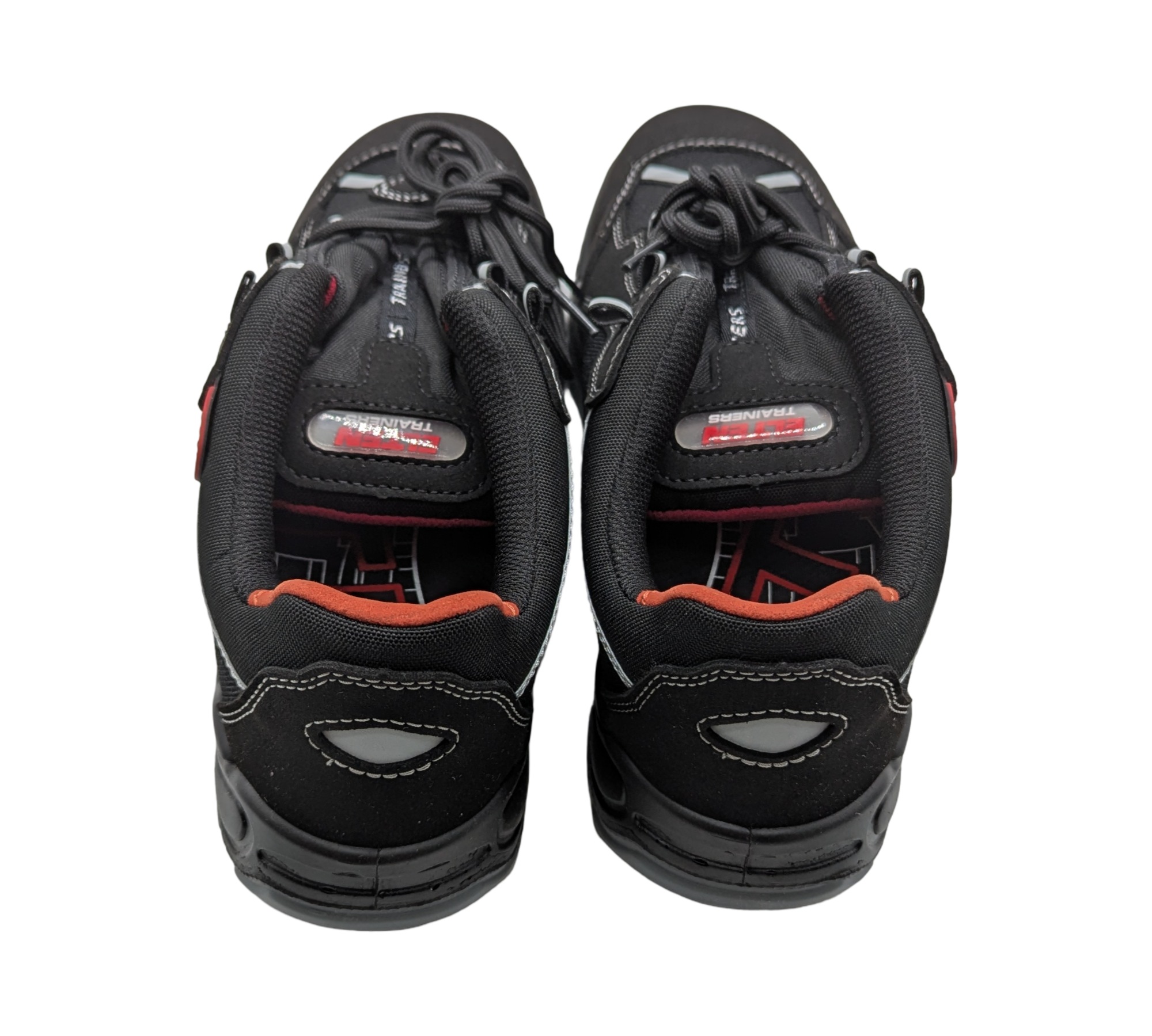 ELTEN SENEX ESD S2 Sicherheitsschuhe Herren Gr. 45 Schwarz-Rot