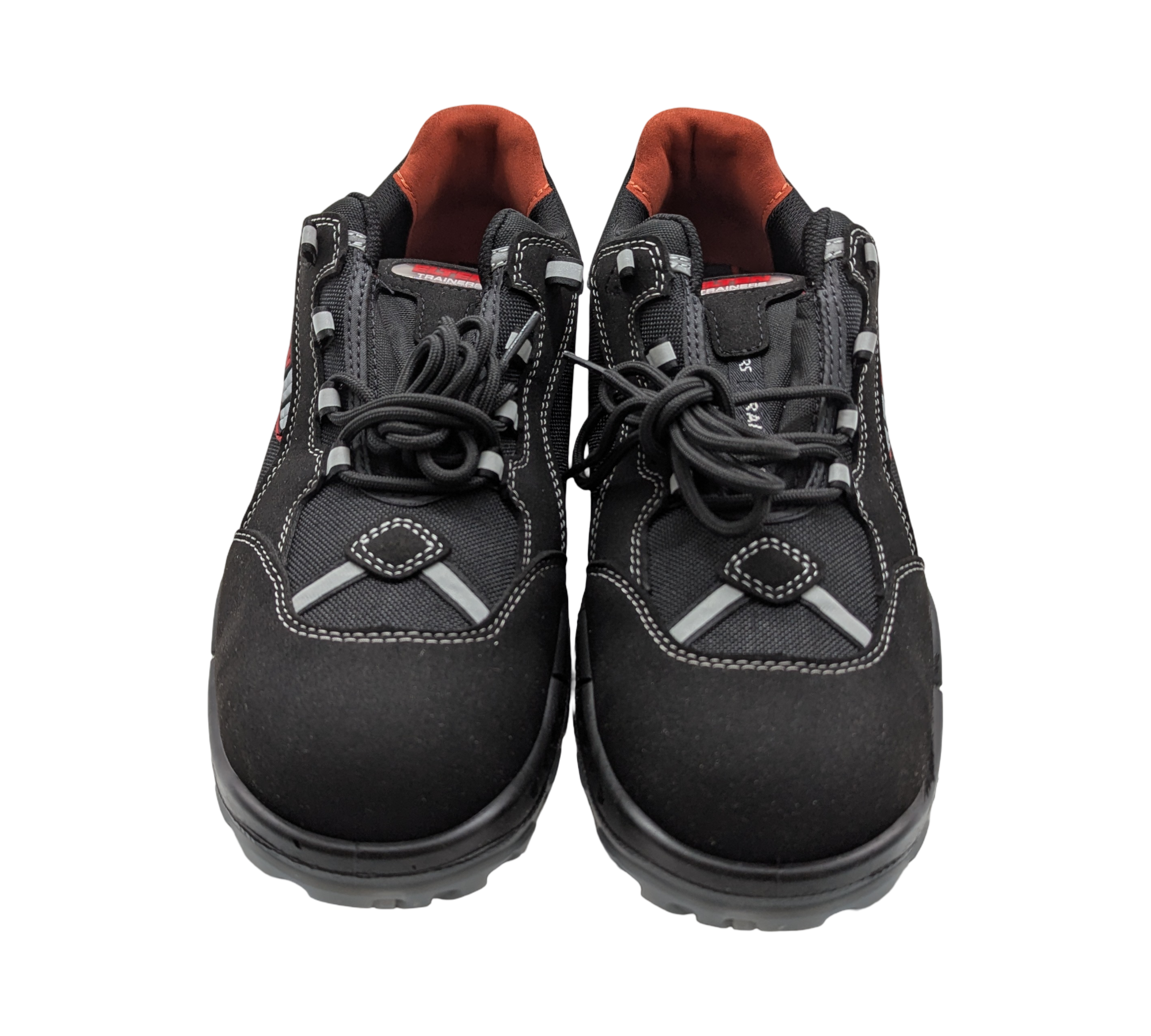 ELTEN SENEX ESD S2 Sicherheitsschuhe Herren Gr. 45 Schwarz-Rot