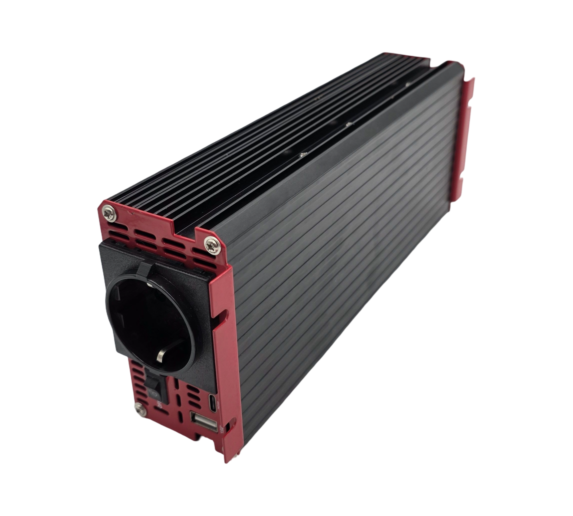 OLTEANP Wechselrichter Spannungswandler 12V 1200W LCD Type-C 36W