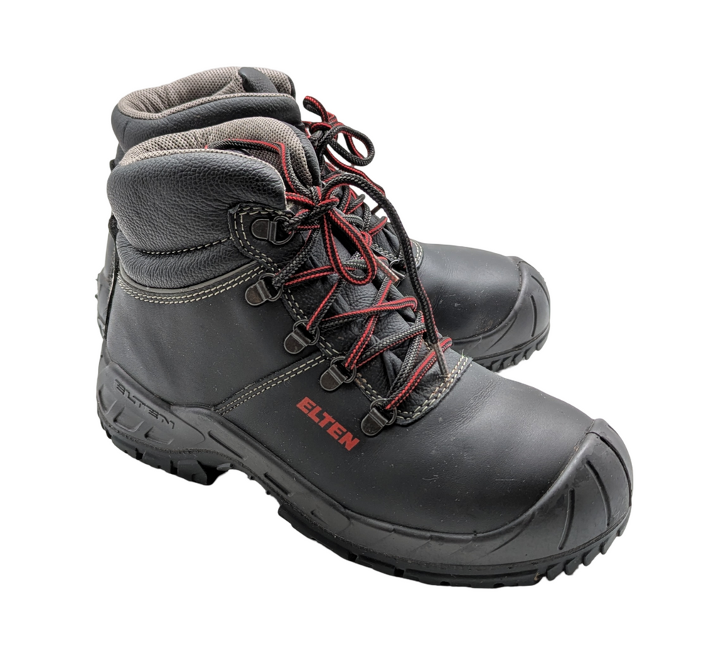 ELTEN RENZO XXW Mid ESD S3 Sicherheitsschuhe Leder Gr. 39 Schwarz
