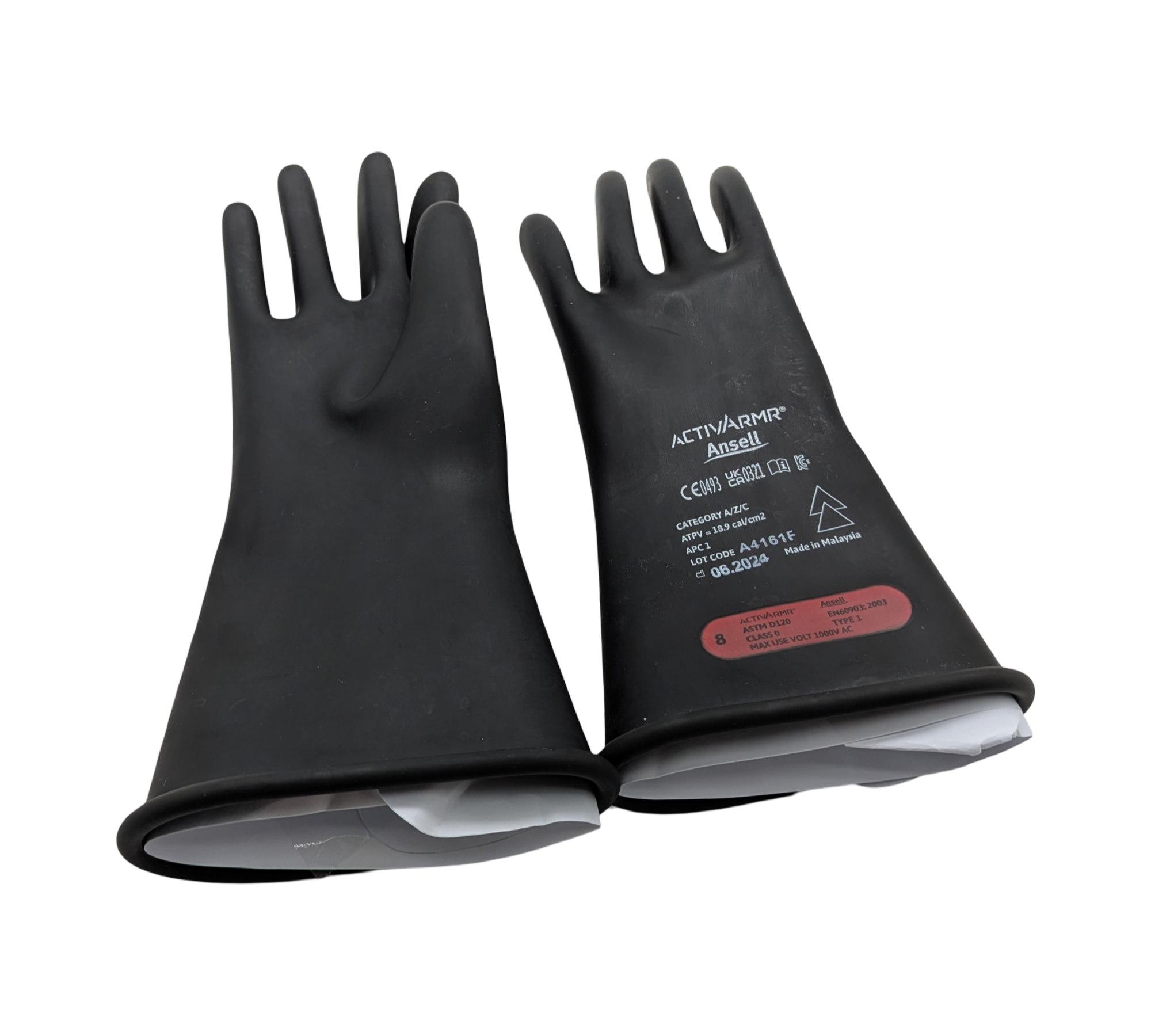 Ansell ActivArmr Isolierhandschuhe Klasse 0 1000V Gr. 8