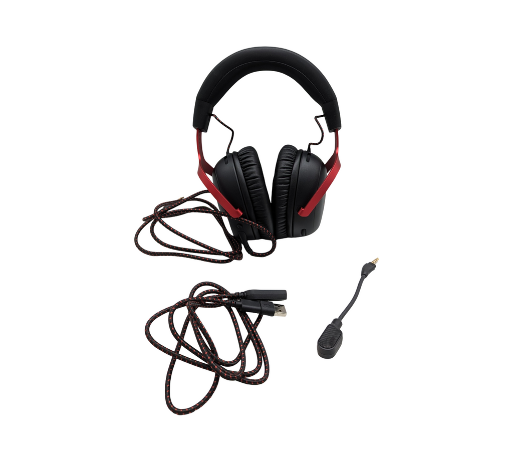 HyperX Cloud III Gaming-Headset Kabel 53mm DTS USB-C USB-A 3,5mm