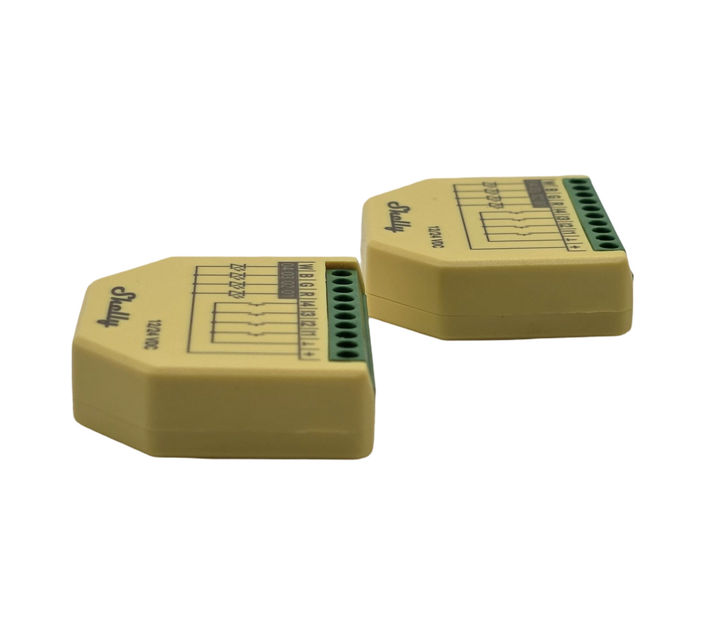 Shelly Plus RGBW PM WLAN Controller LED-Streifen 12-24V 2 Stück