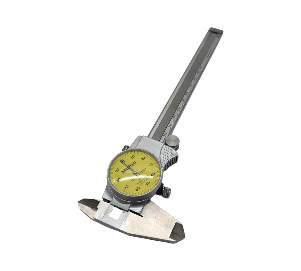 Uhren-Messschieber, 0-150 mm, 0,01 mm Genauigkeit, 1 mm/U, metrisch