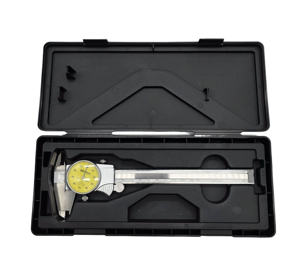 Uhren-Messschieber, 0-150 mm, 0,01 mm Genauigkeit, 1 mm/U, metrisch