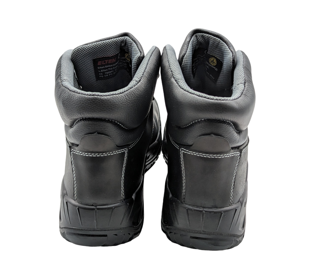 ELTEN RENZO Mid Sicherheitsschuhe ESD S3 Gr. 45 Schwarz