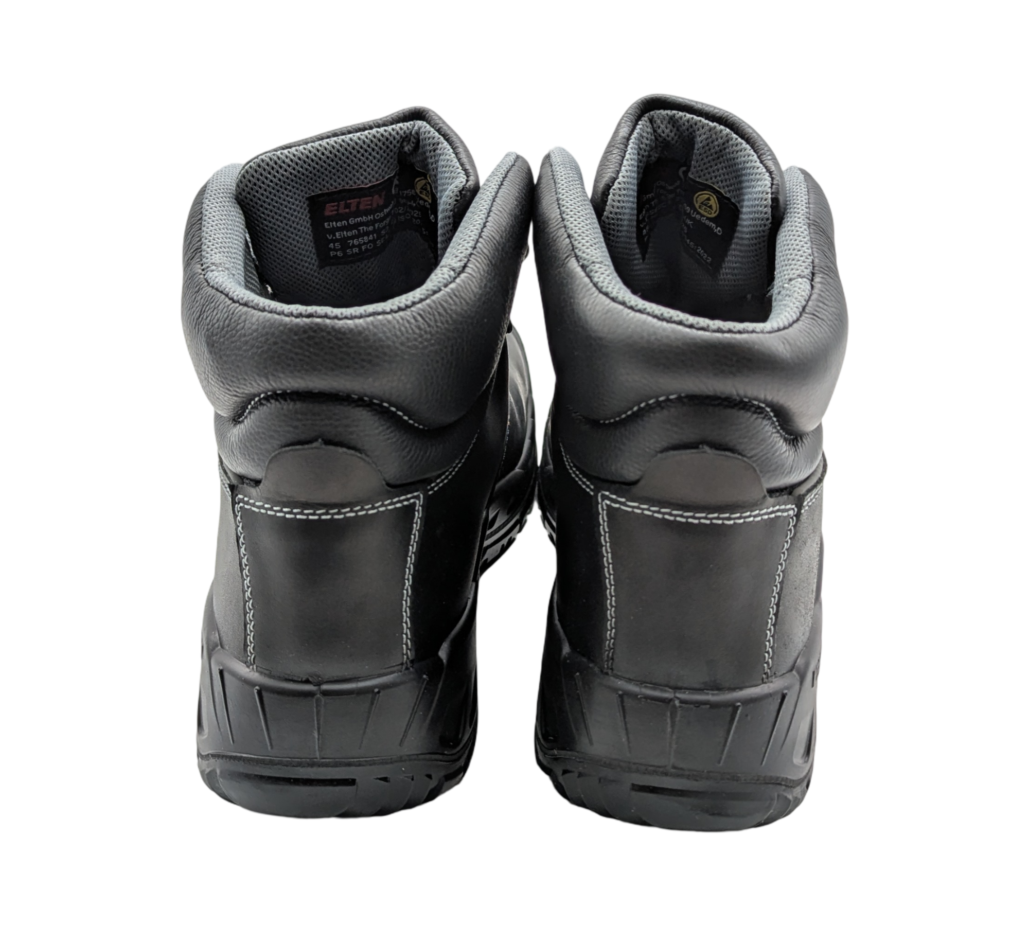 ELTEN RENZO Mid Sicherheitsschuhe ESD S3 Gr. 45 Schwarz
