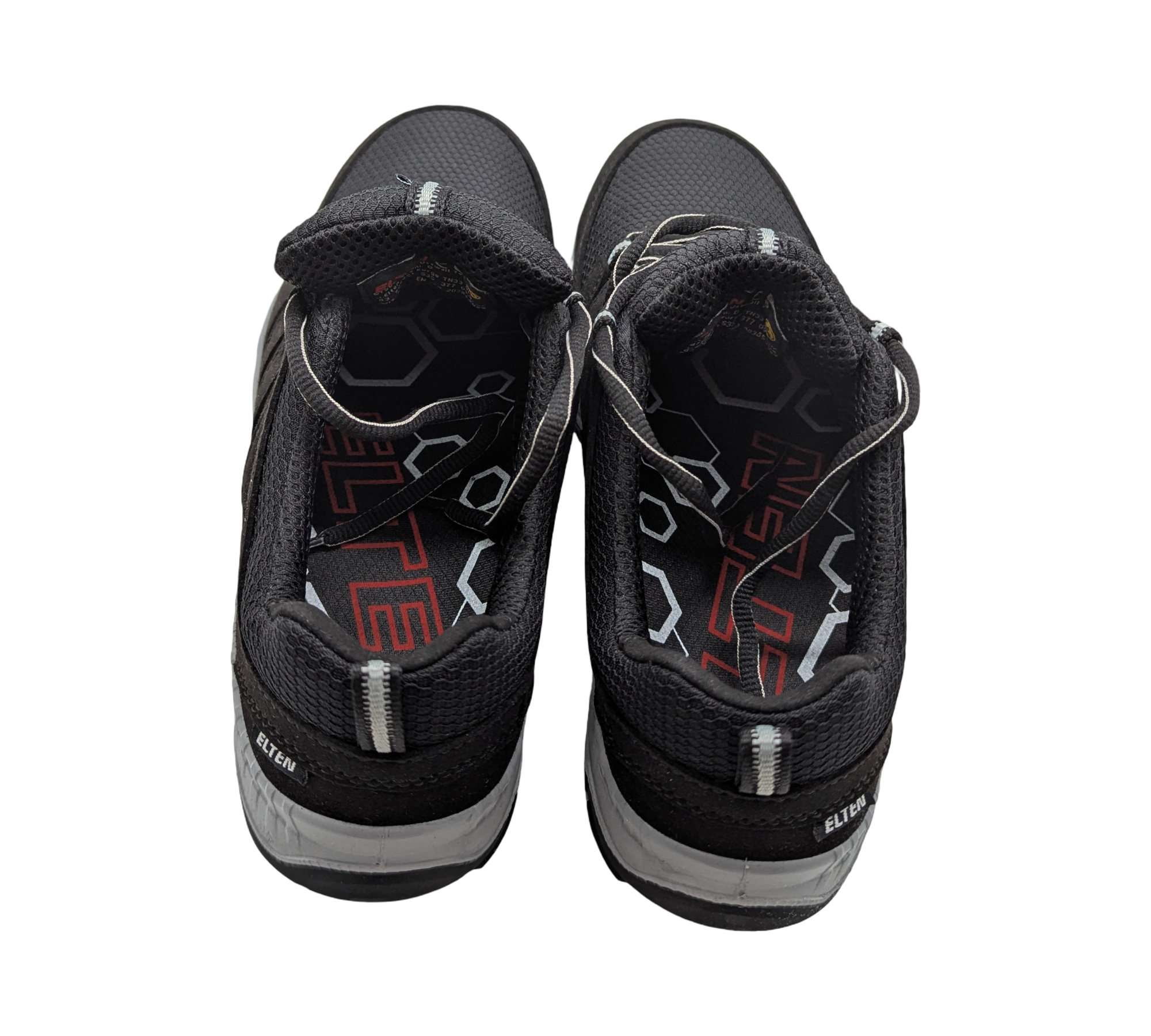ELTEN MADDOX Sicherheitsschuhe Low ESD S3 Gr. 43 Schwarz Grau