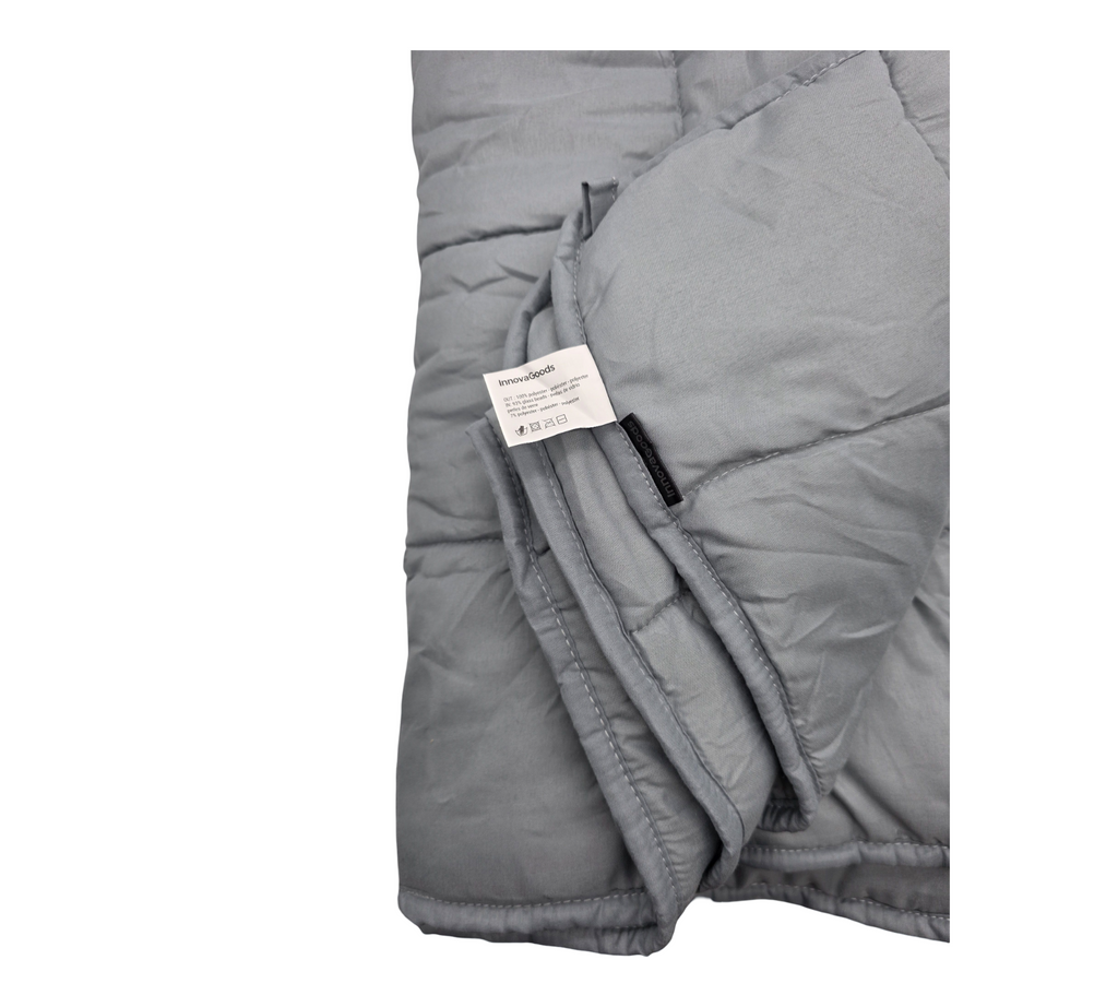 InnovaGoods Sweikett Gewichtsdecke 120x180 cm 7kg Grau