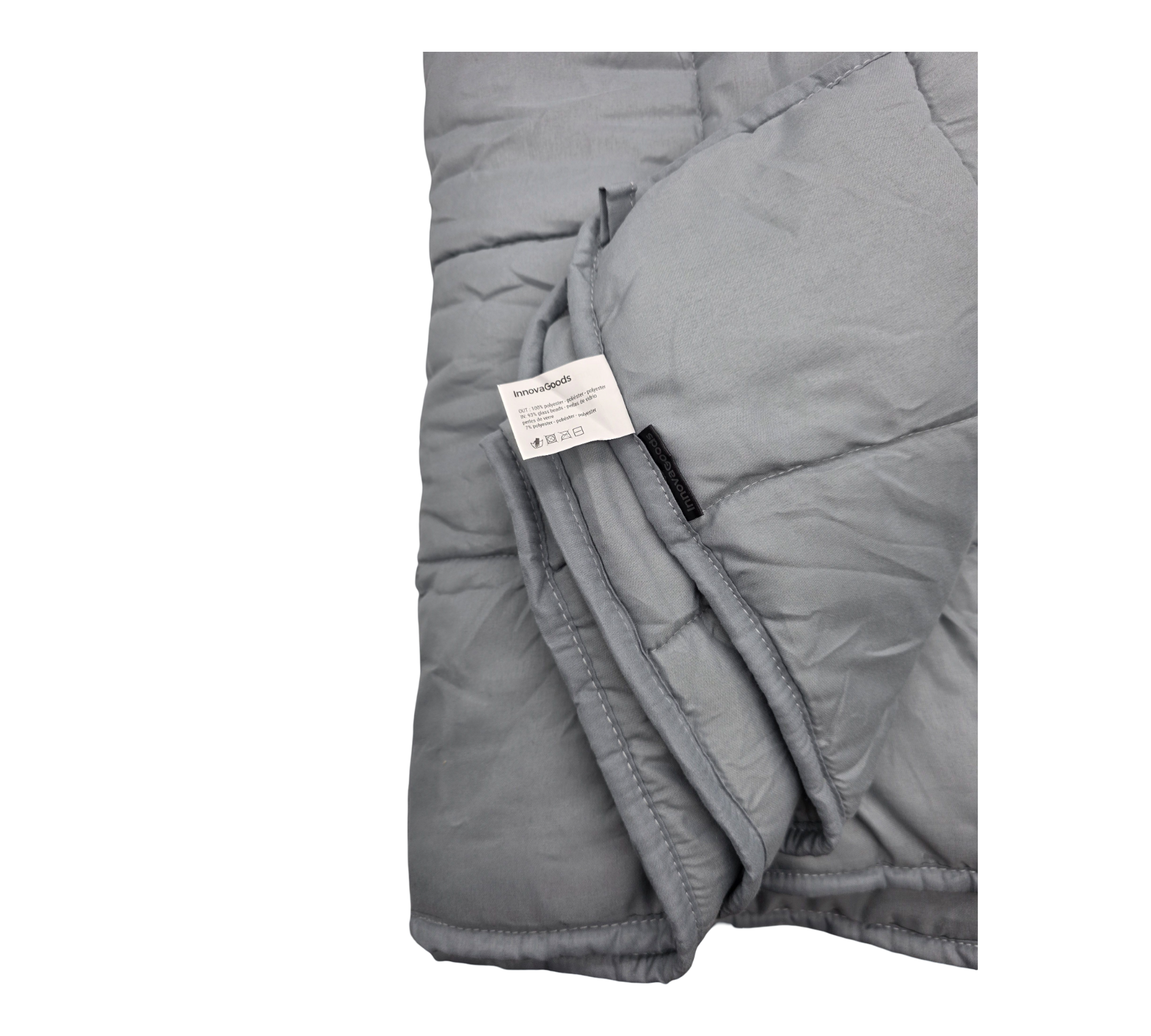 InnovaGoods Sweikett Gewichtsdecke 120x180 cm 7kg Grau