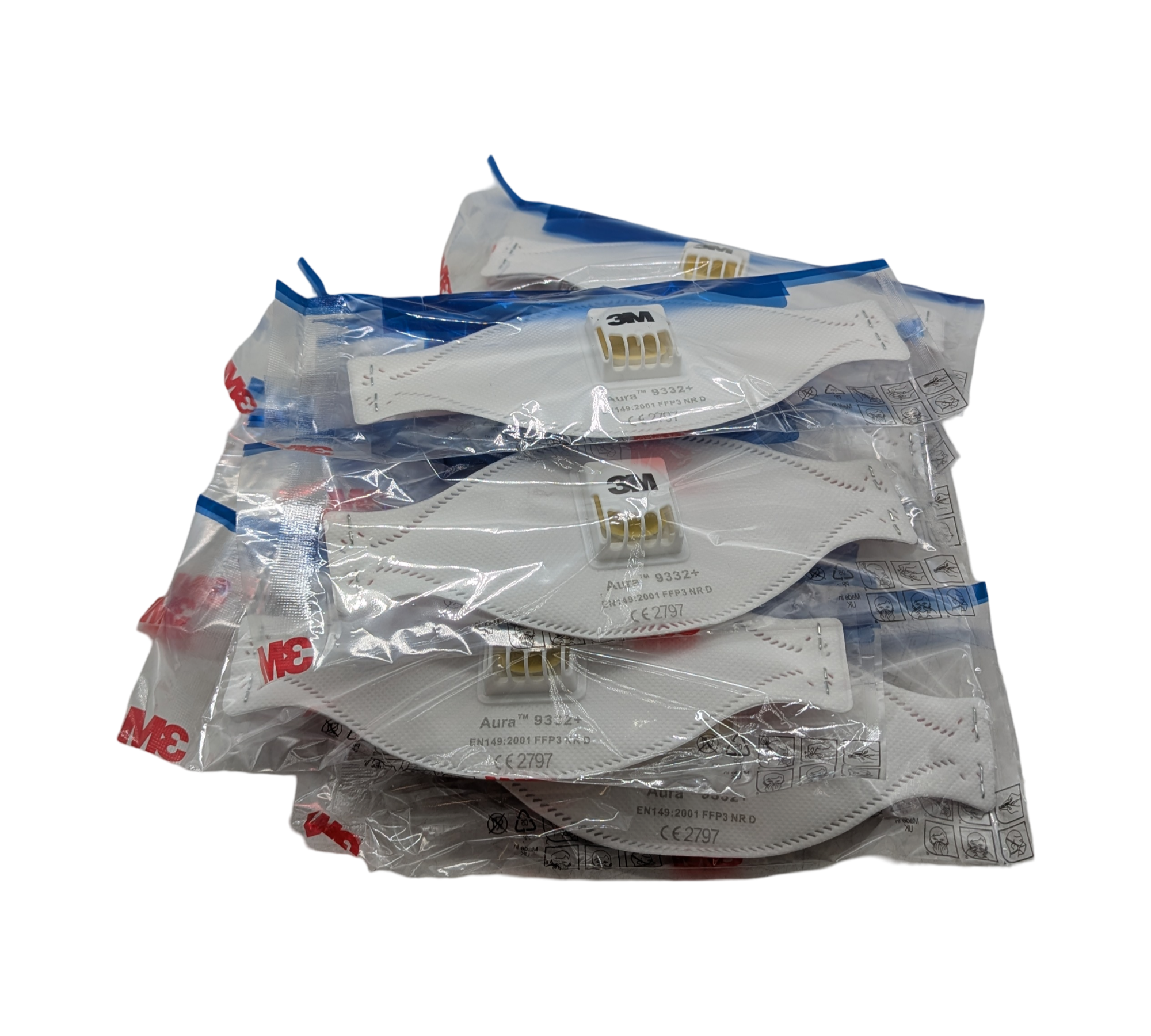 3M Aura 9332+ Partikelmaske FFP3 Ventil 10 Stück