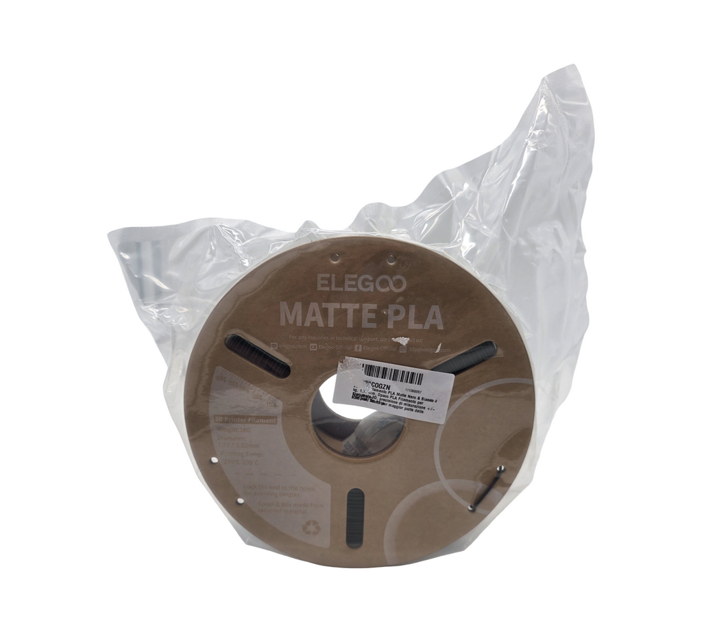 ELEGOO PLA Filament 1,75 mm 3D-Drucker Matt Schwarz Weiß