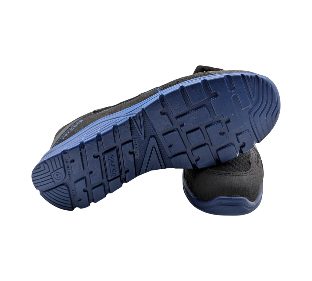SPARCO Practi Sicherheitsschuh S1P SRC Gr. 43 Schwarz Blau