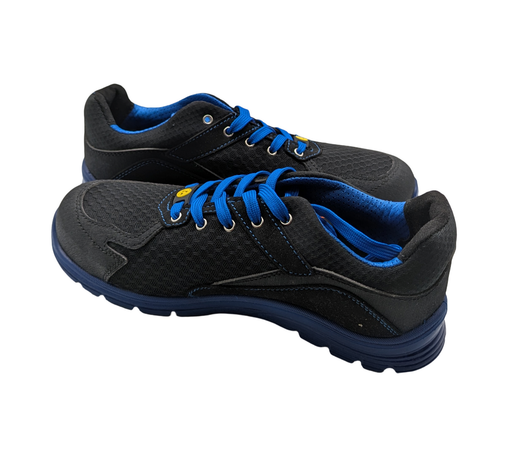 SPARCO Practi Sicherheitsschuh S1P SRC Gr. 43 Schwarz Blau