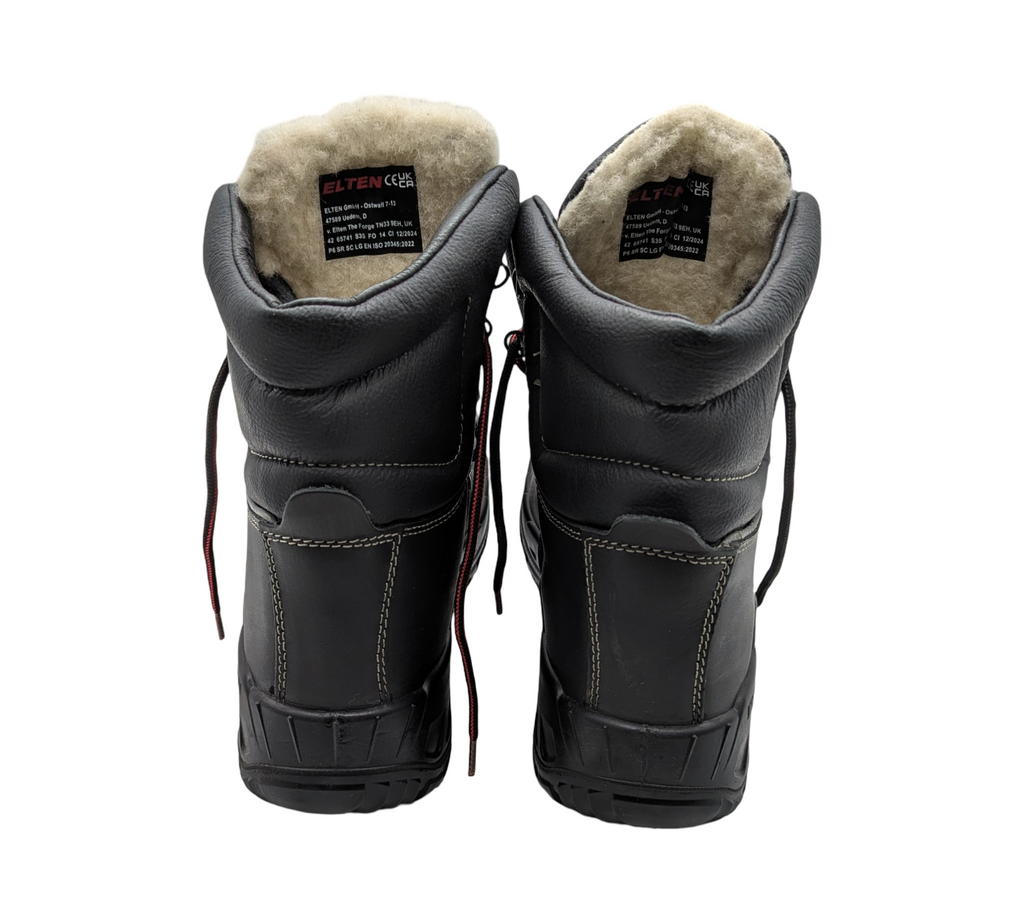 ELTEN Renzo Winter S3S CI Sicherheitsschuhe Leder Gr. 42 Schwarz