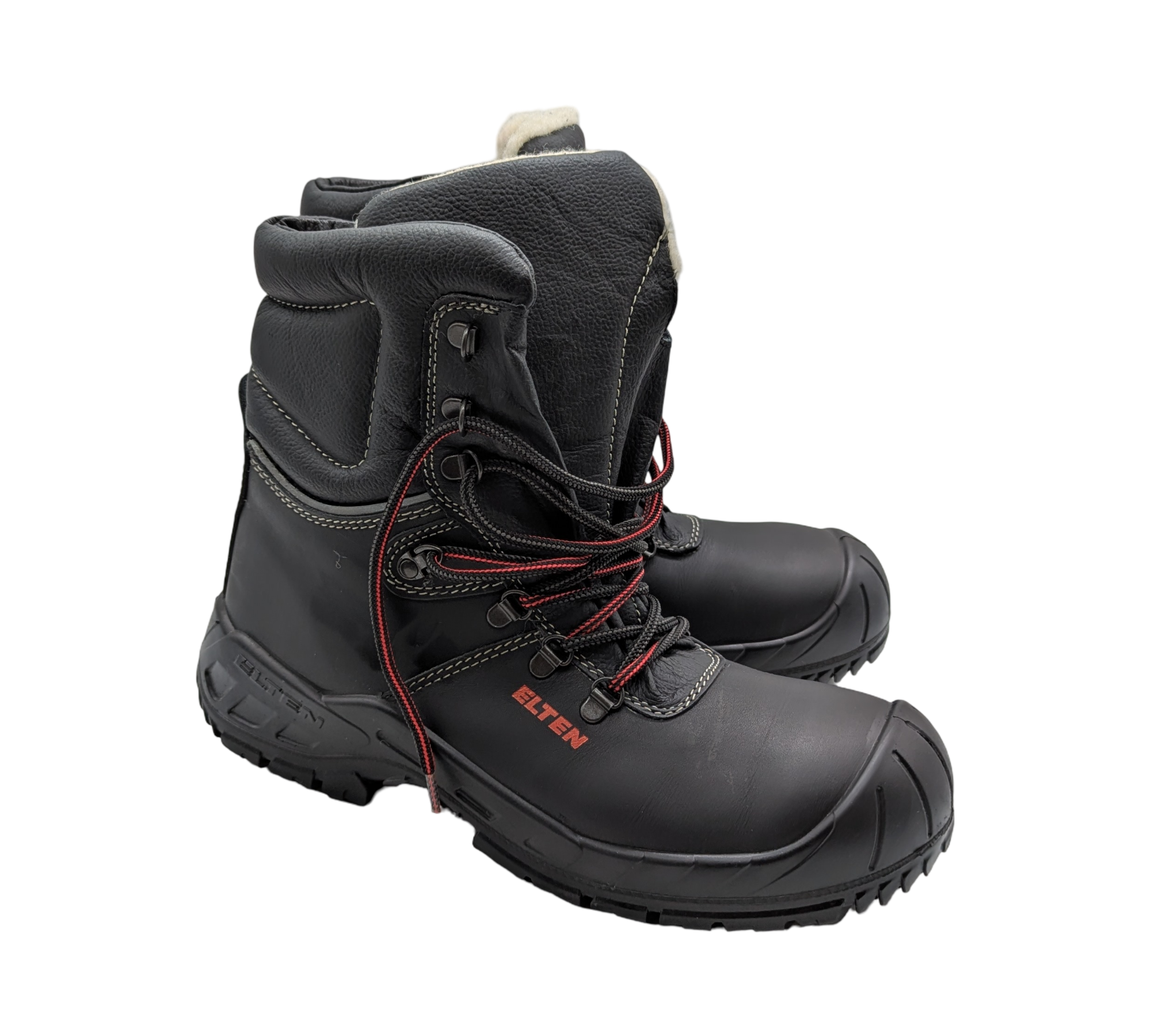 ELTEN Renzo Winter S3S CI Sicherheitsschuhe Leder Gr. 42 Schwarz
