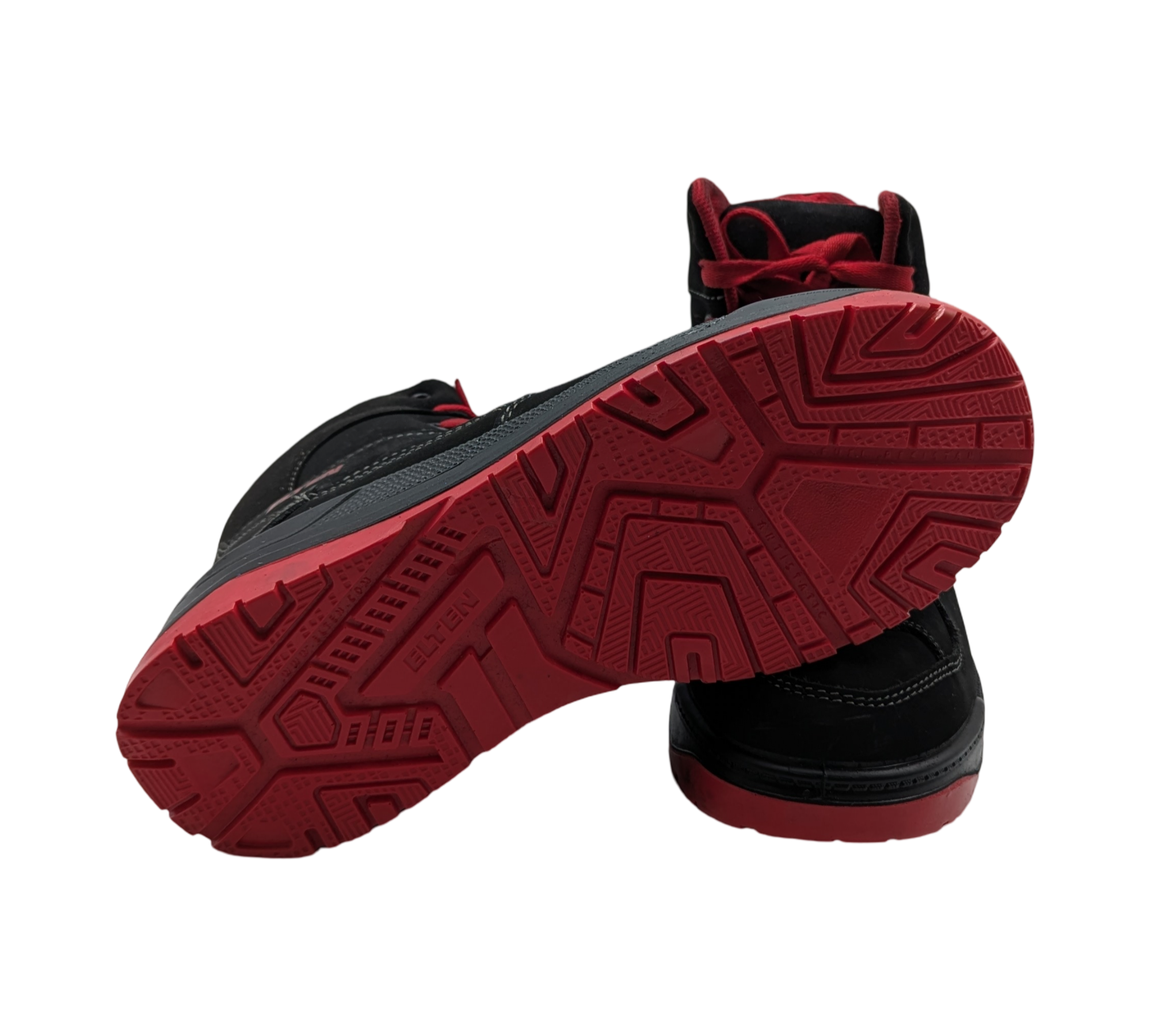 ELTEN MAVERICK Mid ESD S3 Sicherheitsschuhe Herren Gr. 41 Schwarz-Rot