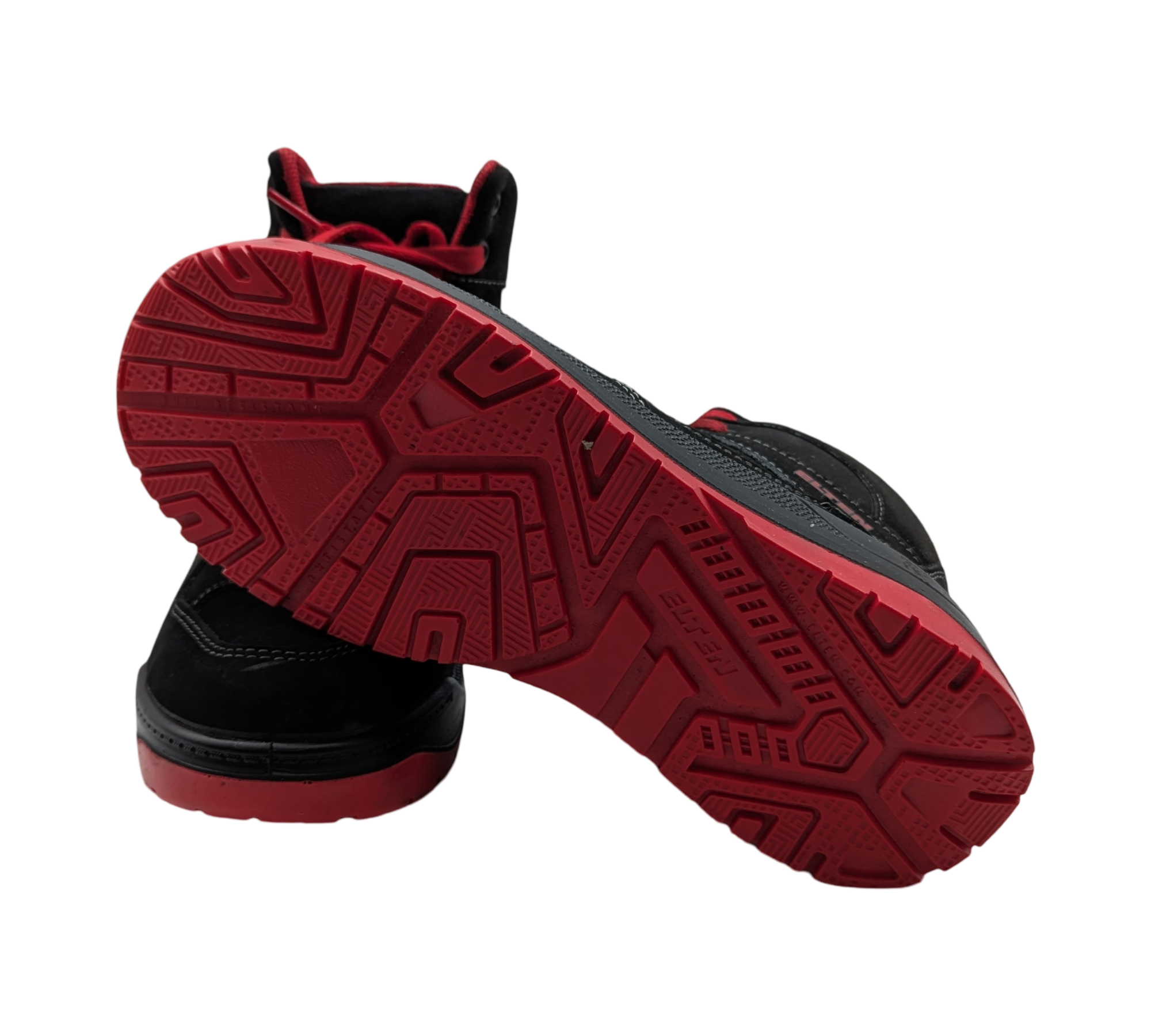 ELTEN MAVERICK Mid ESD S3 Sicherheitsschuhe Herren Gr. 41 Schwarz-Rot