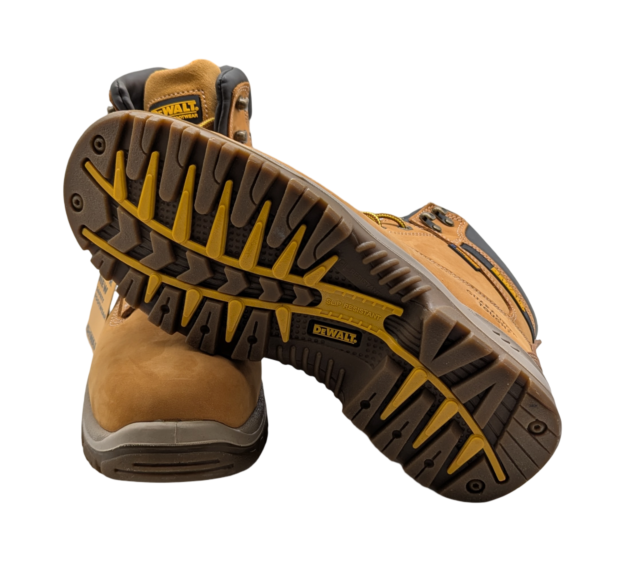 DeWalt Titanium Sicherheitsstiefel Herren Gr. 44 Honig-Gelb