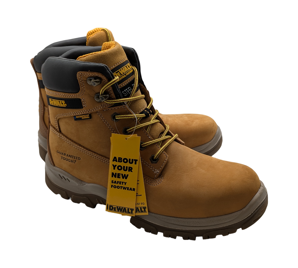 DeWalt Titanium Sicherheitsstiefel Herren Gr. 44 Honig-Gelb