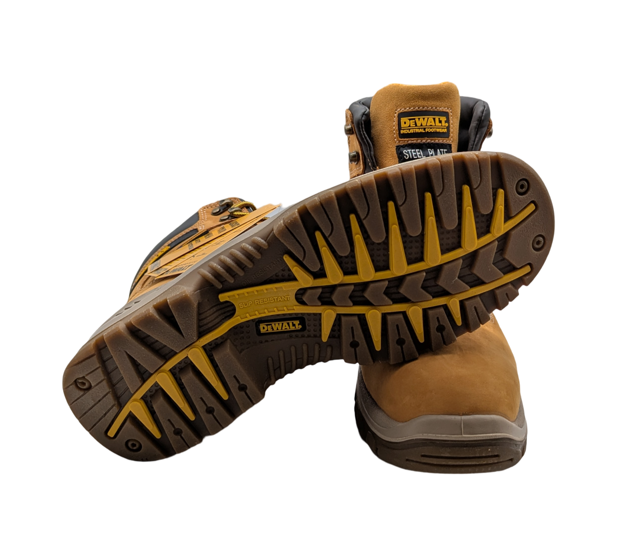 DeWalt Titanium Sicherheitsstiefel Herren Gr. 44 Honig-Gelb