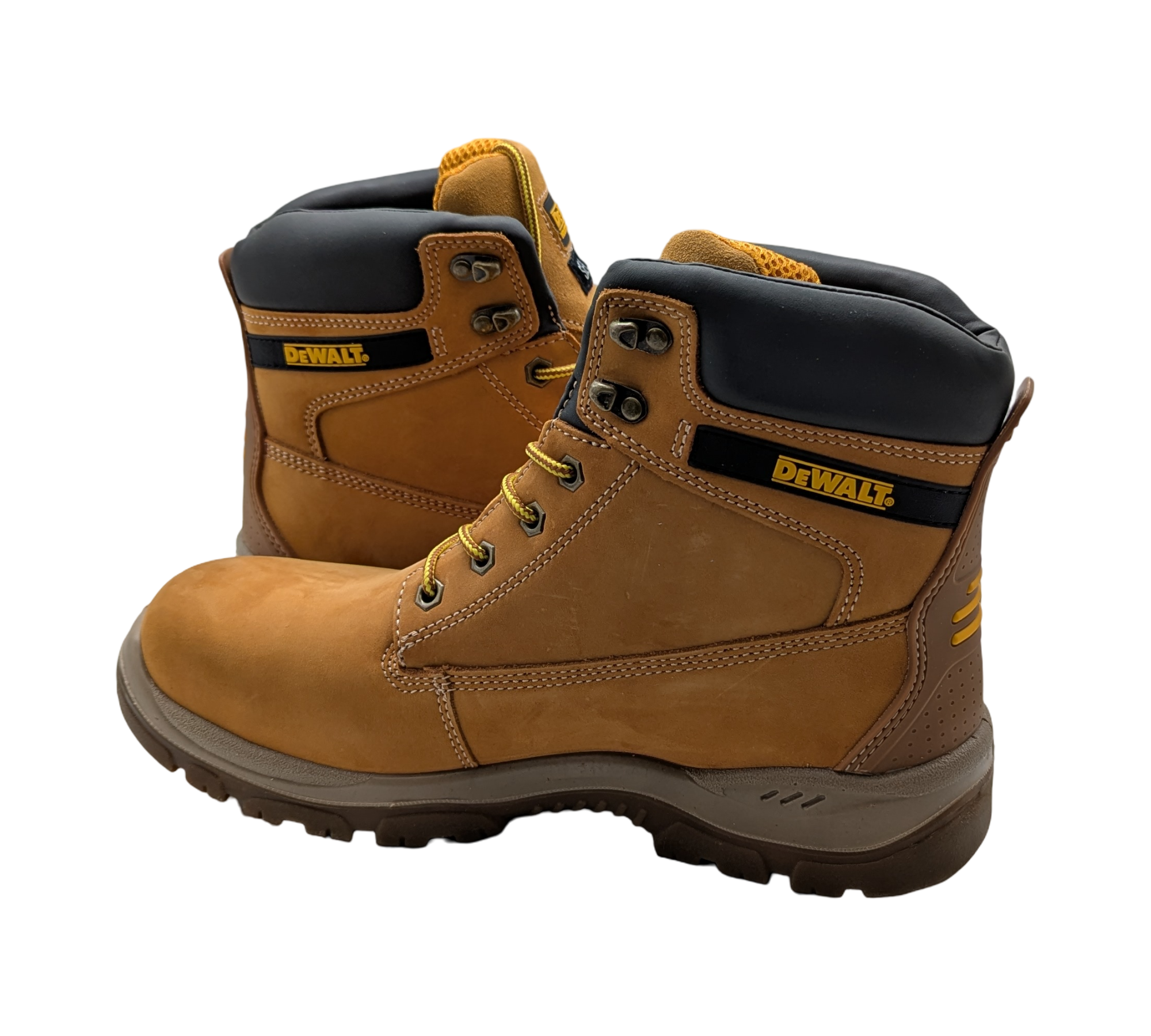 DeWalt Titanium Sicherheitsstiefel Herren Gr. 44 Honig-Gelb