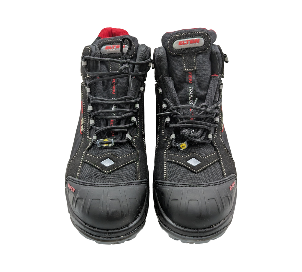 ELTEN SANDER Pro ESD S3 Sicherheitsschuhe Herren Gr. 44 Schwarz-Rot