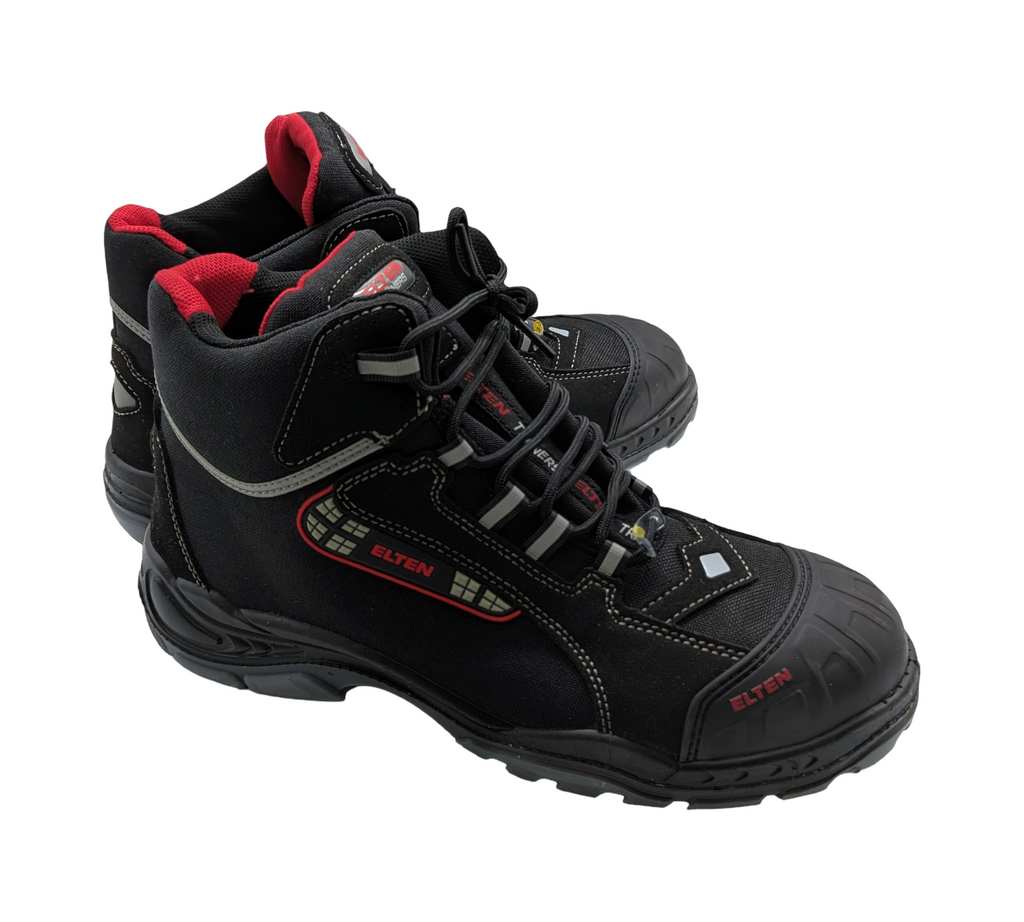 ELTEN SANDER Pro ESD S3 Sicherheitsschuhe Herren Gr. 44 Schwarz-Rot