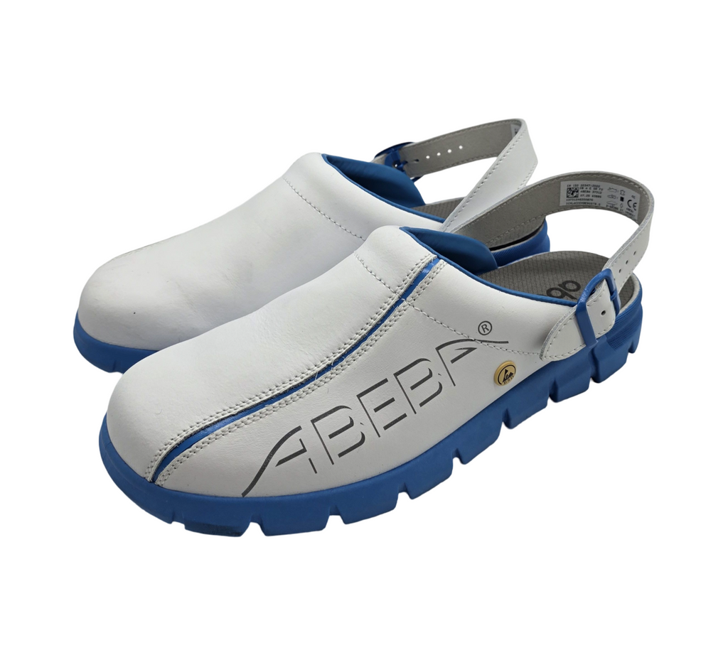 Abeba - Arbeitsschuhe Größe:46 Weiss Blau