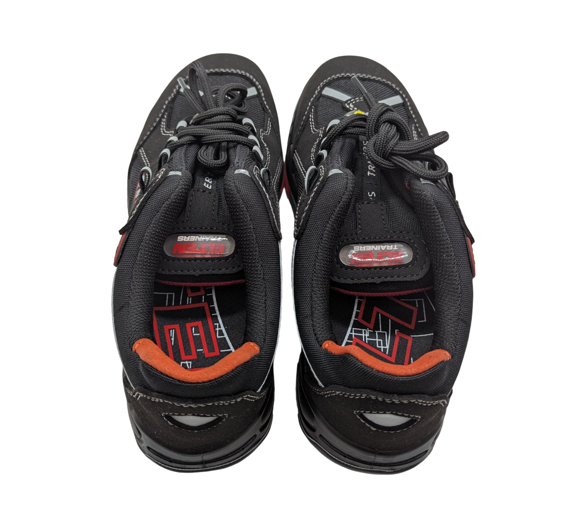 ELTEN SENEX ESD S3 Sicherheitsschuhe Unisex Gr. 40 Schwarz-Rot