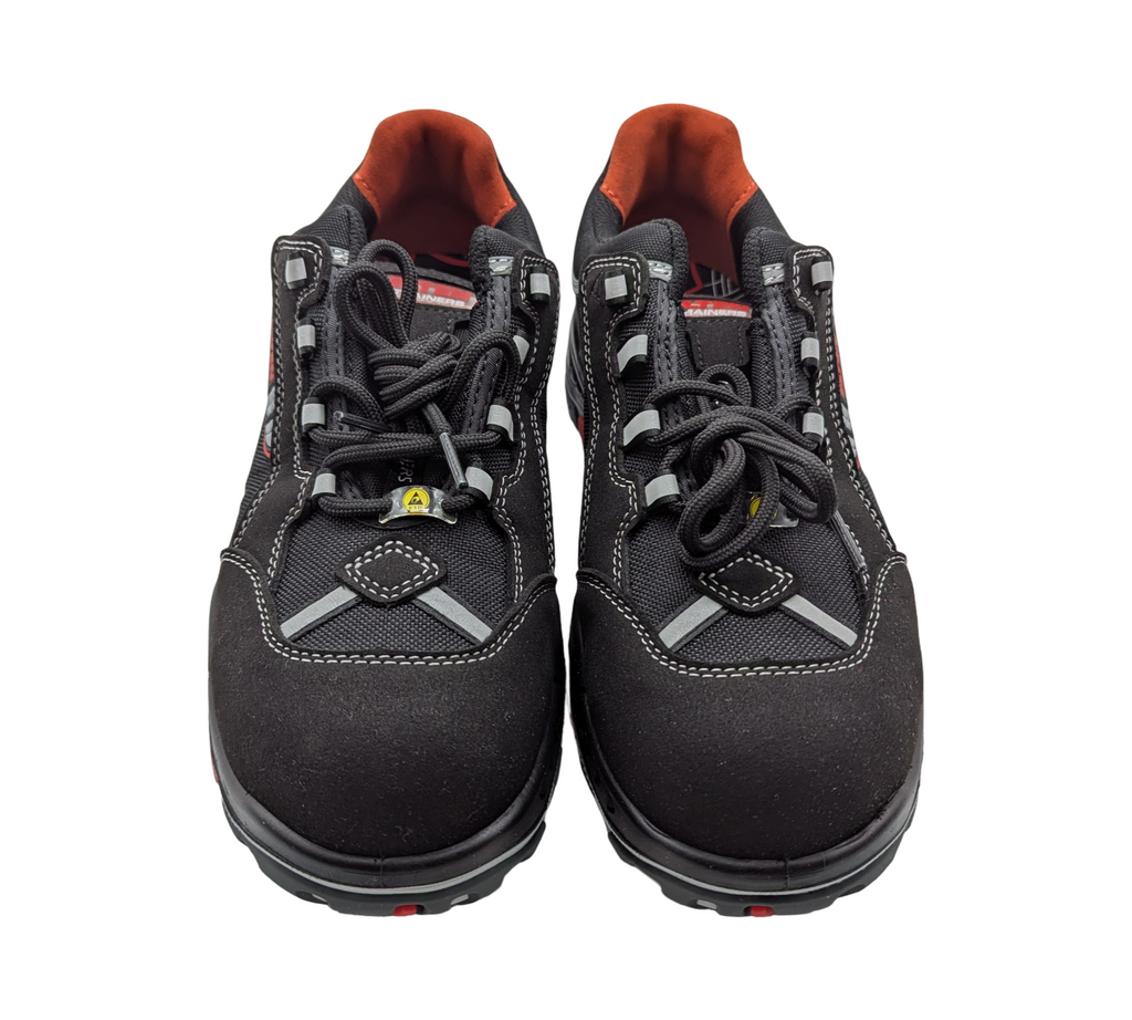 ELTEN SENEX ESD S3 Sicherheitsschuhe Unisex Gr. 40 Schwarz-Rot