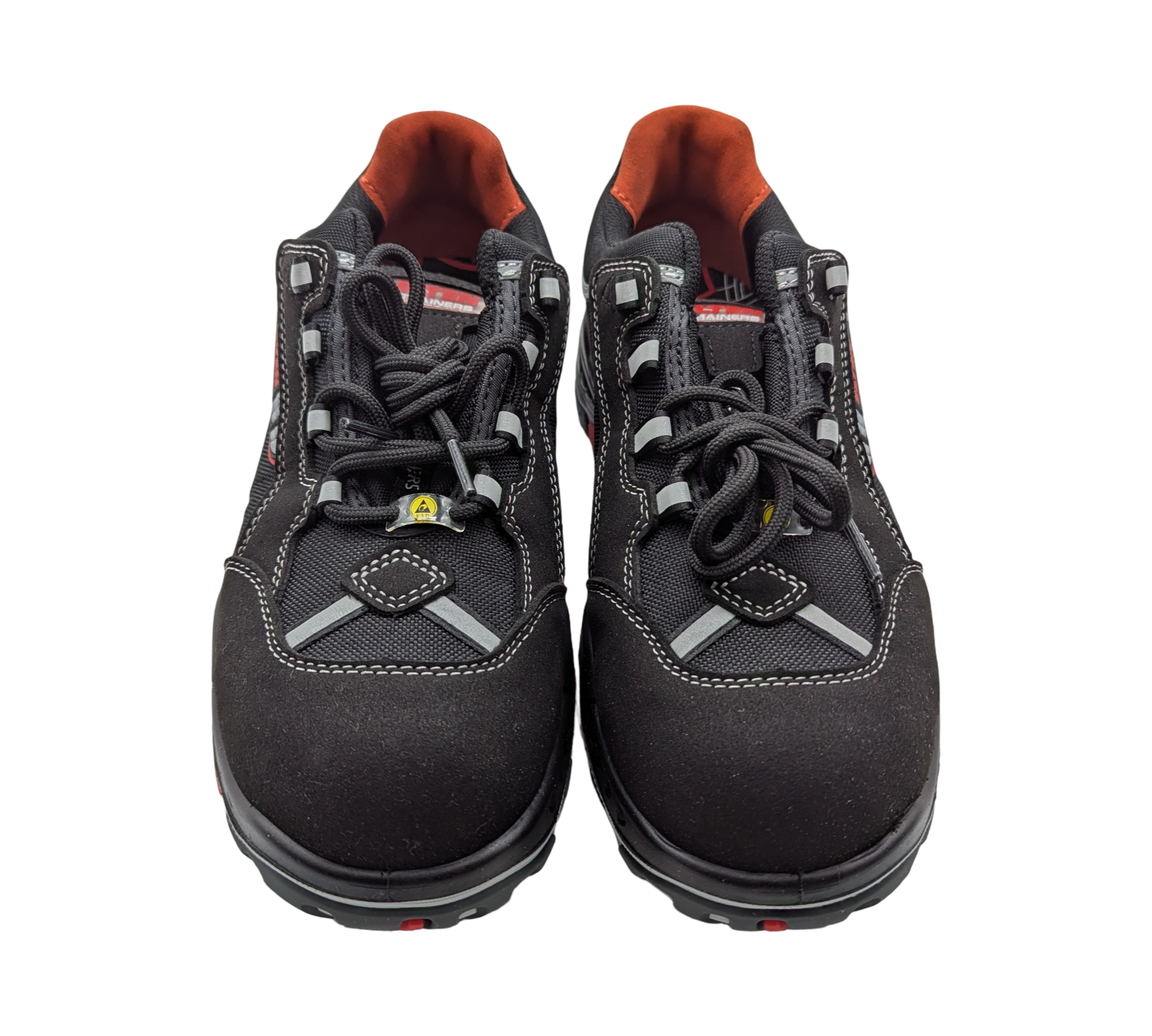 ELTEN SENEX ESD S3 Sicherheitsschuhe Unisex Gr. 40 Schwarz-Rot