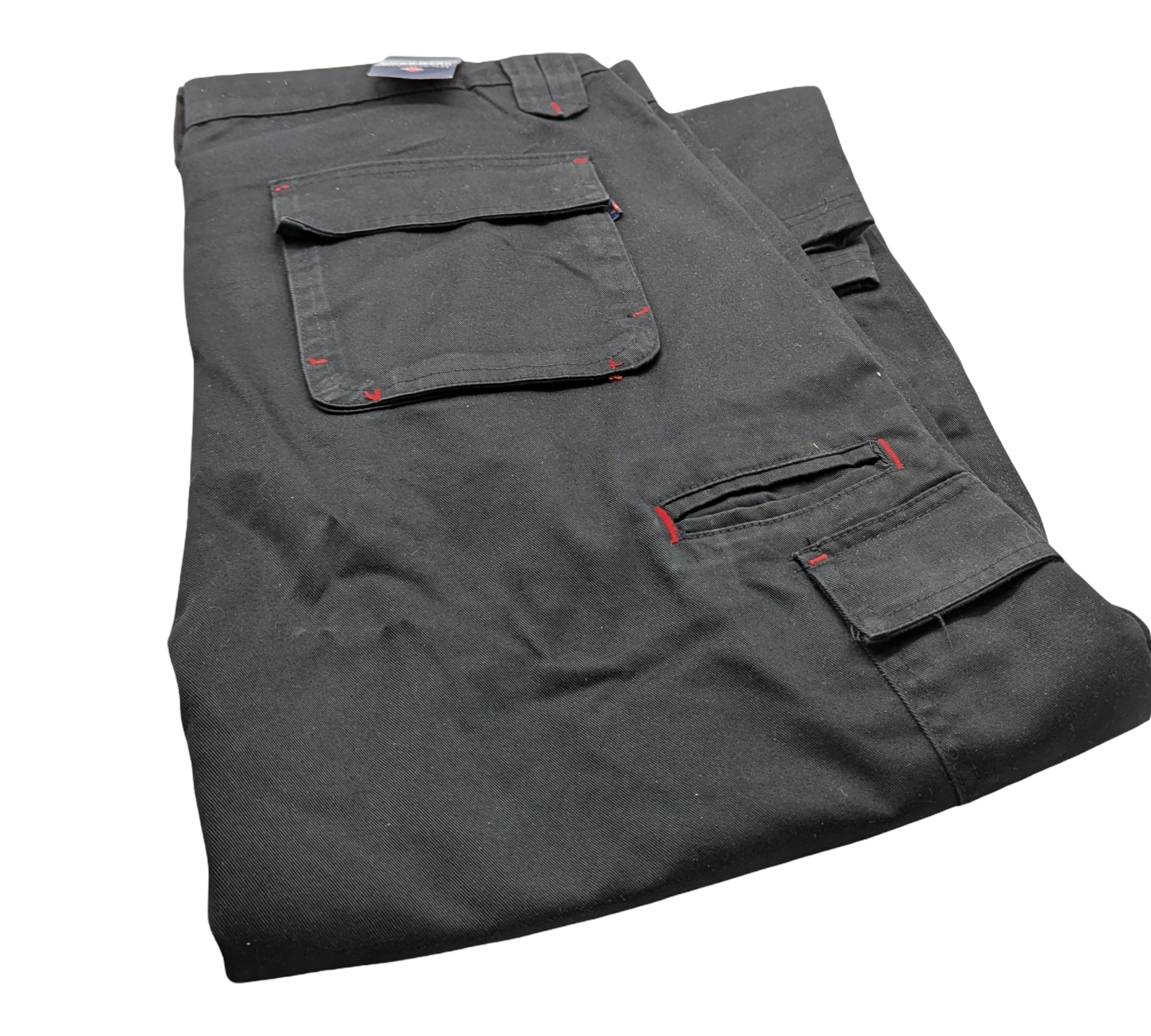 Lee Cooper LCPNT206 Arbeitshose Cargo Herren W38 L31 Schwarz