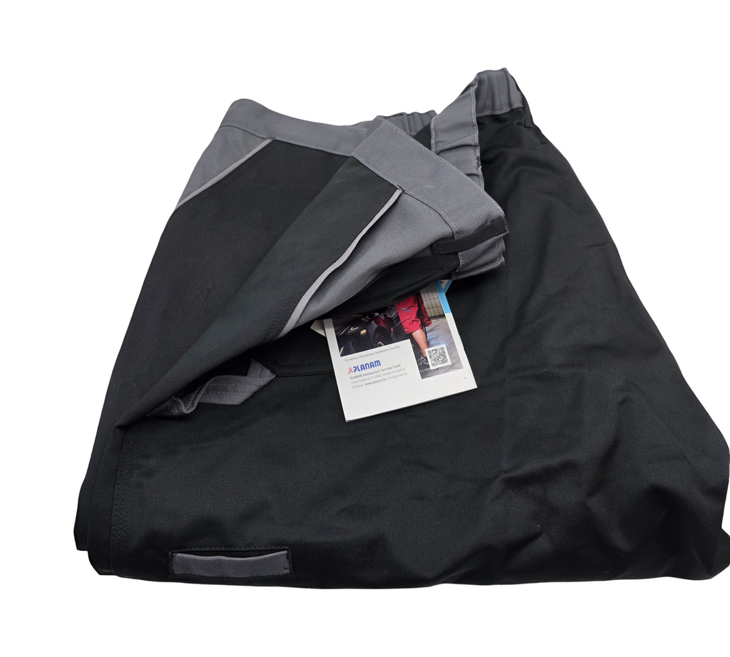 Planam Highline Arbeitshose Gr. 68 Schwarz-Schiefer-Zink