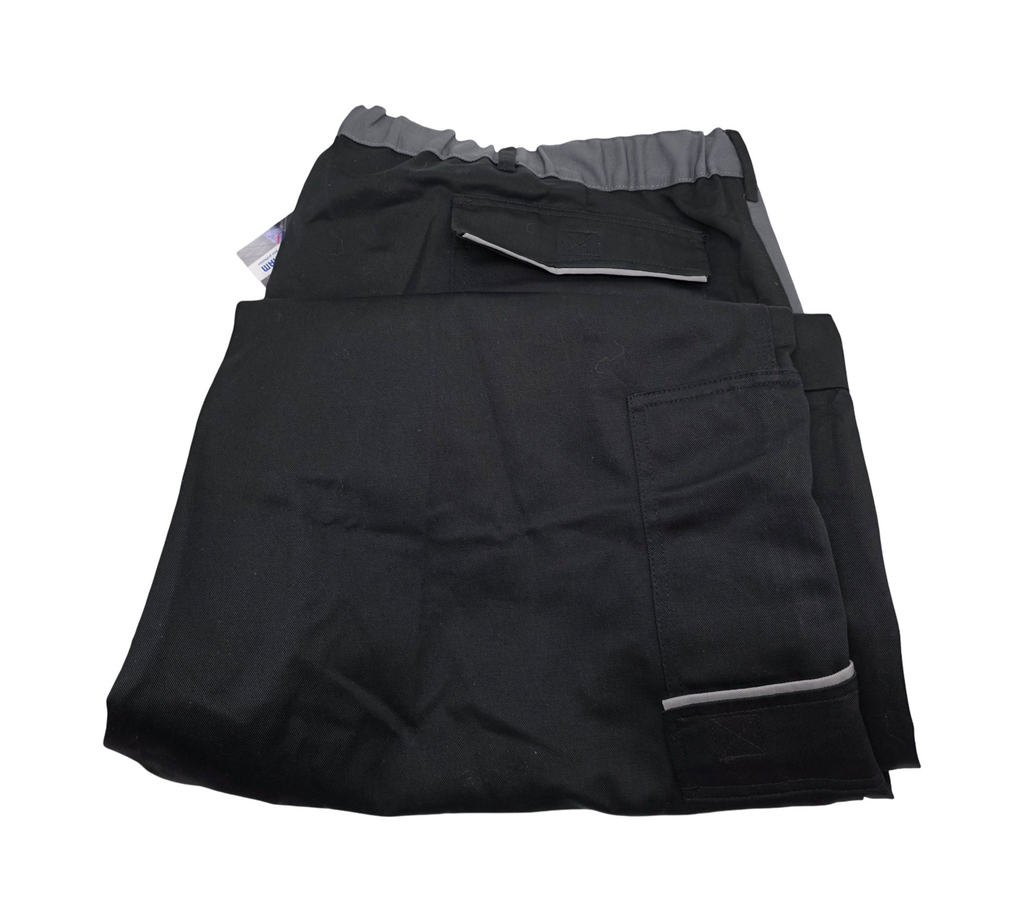 Planam Highline Arbeitshose Gr. 68 Schwarz-Schiefer-Zink