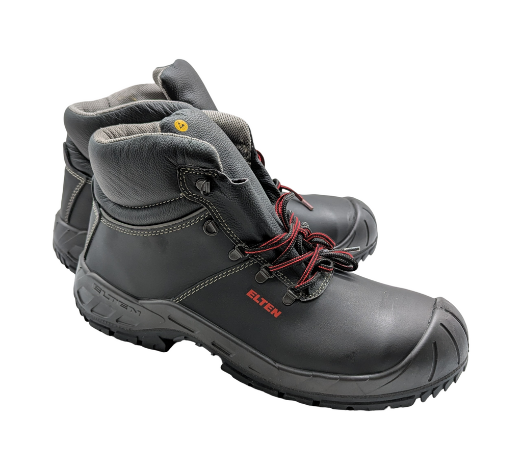 ELTEN RENZO XW Mid ESD S3 Sicherheitsschuhe Herren Gr. 50 Schwarz