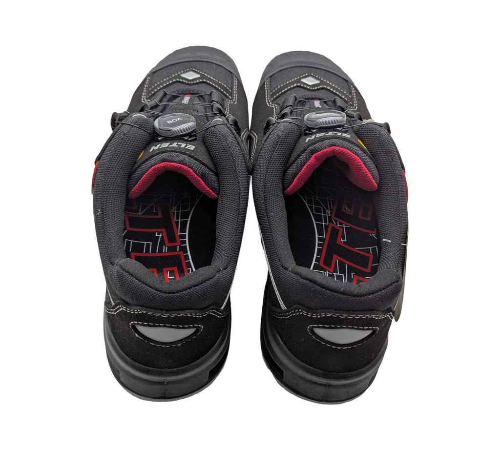ELTEN SENEX BOA Sicherheitsschuhe Herren Gr. 48 Schwarz-Rot