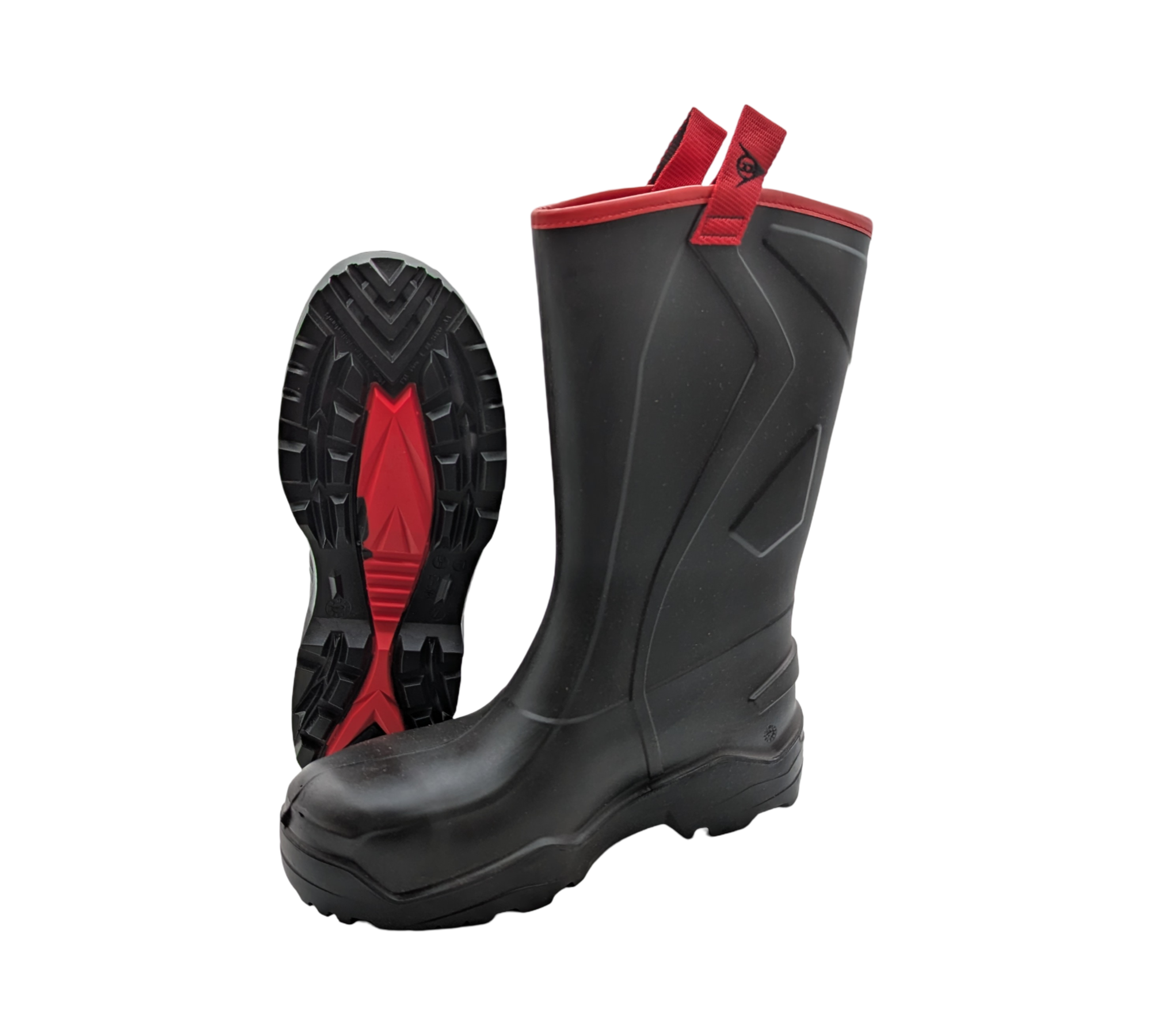 Dunlop Purofort+ C762043.CH Schutzschuhe Gr. 41 Schwarz-Rot