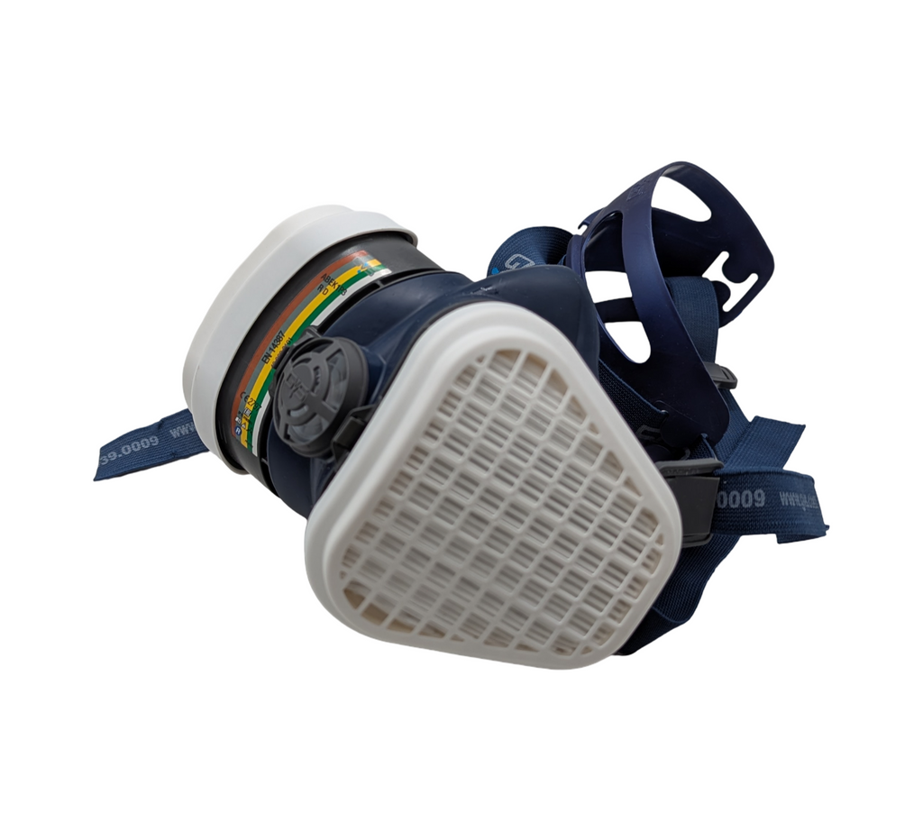 GVS SPR491 Atemschutz Halbmaske Mehrgas Staub M/L Blau