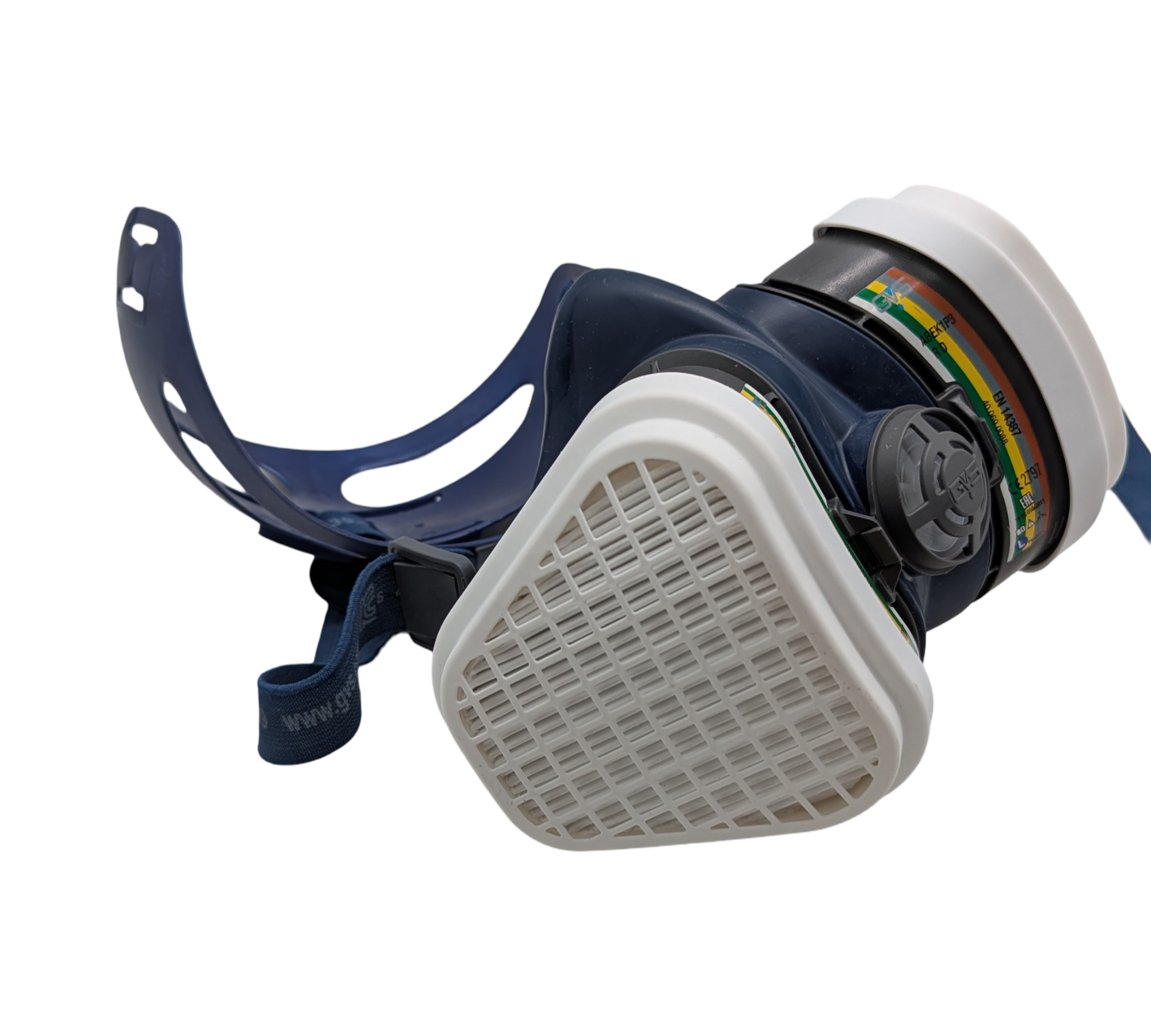GVS SPR491 Atemschutz Halbmaske Mehrgas Staub M/L Blau