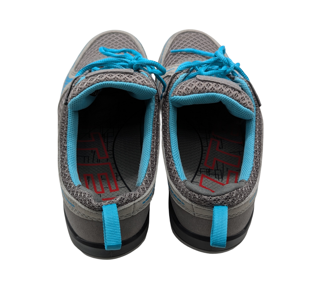 ELTEN MILA Aqua Low ESD S1 Sicherheitsschuhe für Damen, Größe 40, Grau-Türkis