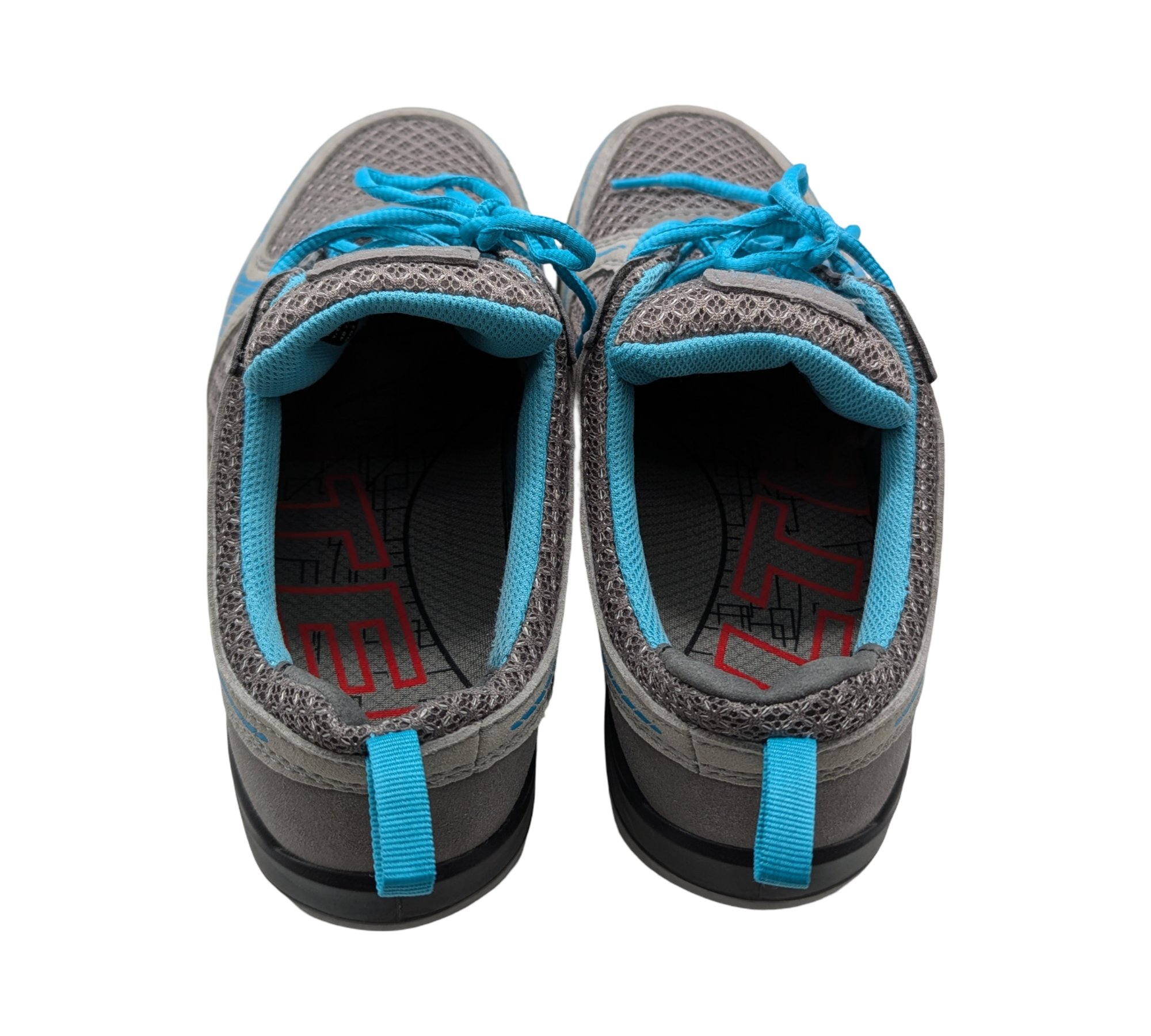 ELTEN MILA Aqua Low ESD S1 Sicherheitsschuhe für Damen, Größe 40, Grau-Türkis