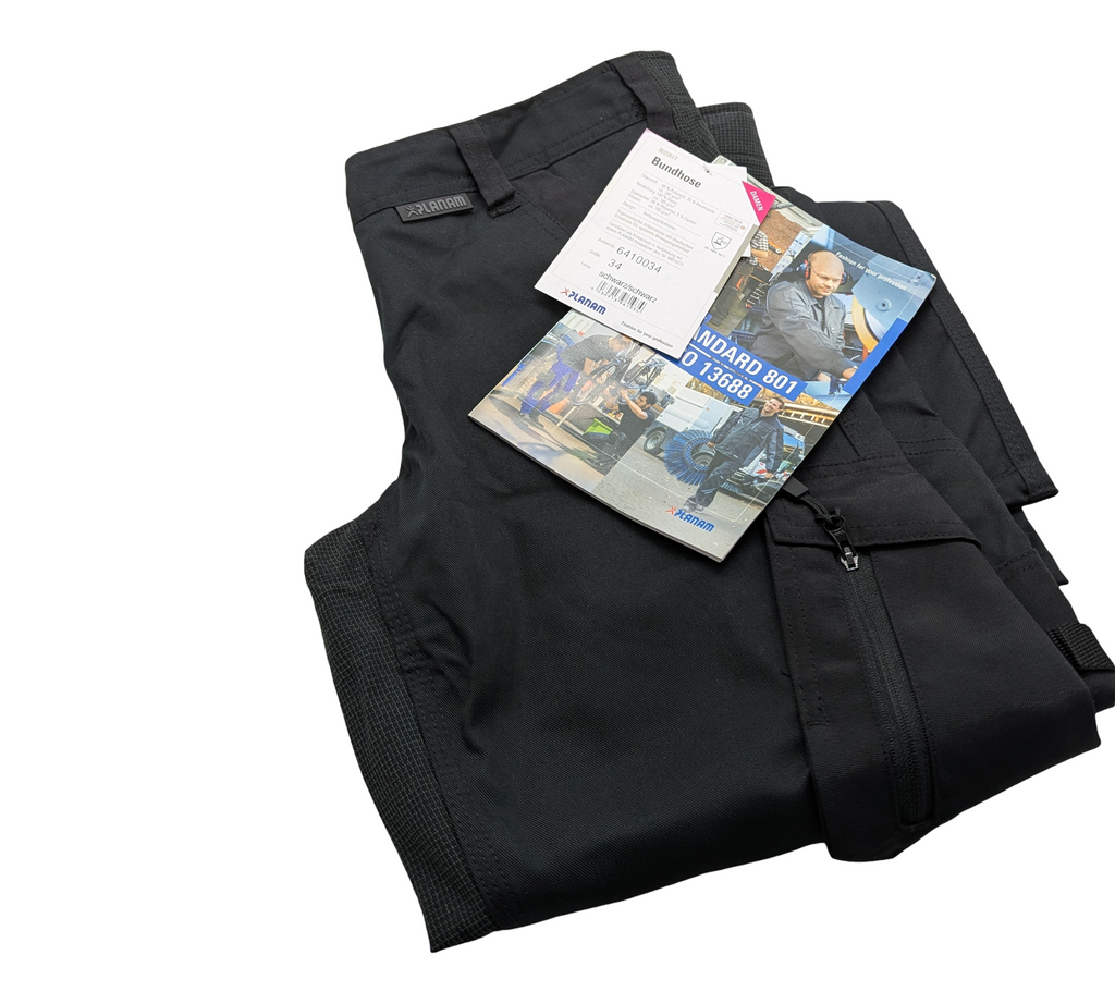 Planam Norit 6410034 Bundhose Damen Arbeitshose Gr. 34 Schwarz