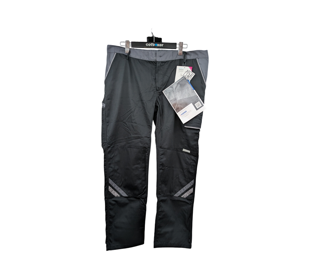Planam 2718 Highline Damen Hose Arbeitshose Gr. 50 Schwarz-Schiefer-Zink