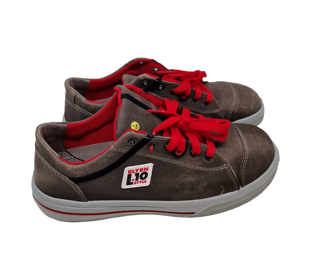 ELTEN VINTAGE Low ESD S3 Sicherheitsschuhe Herren Gr. 43 Grau